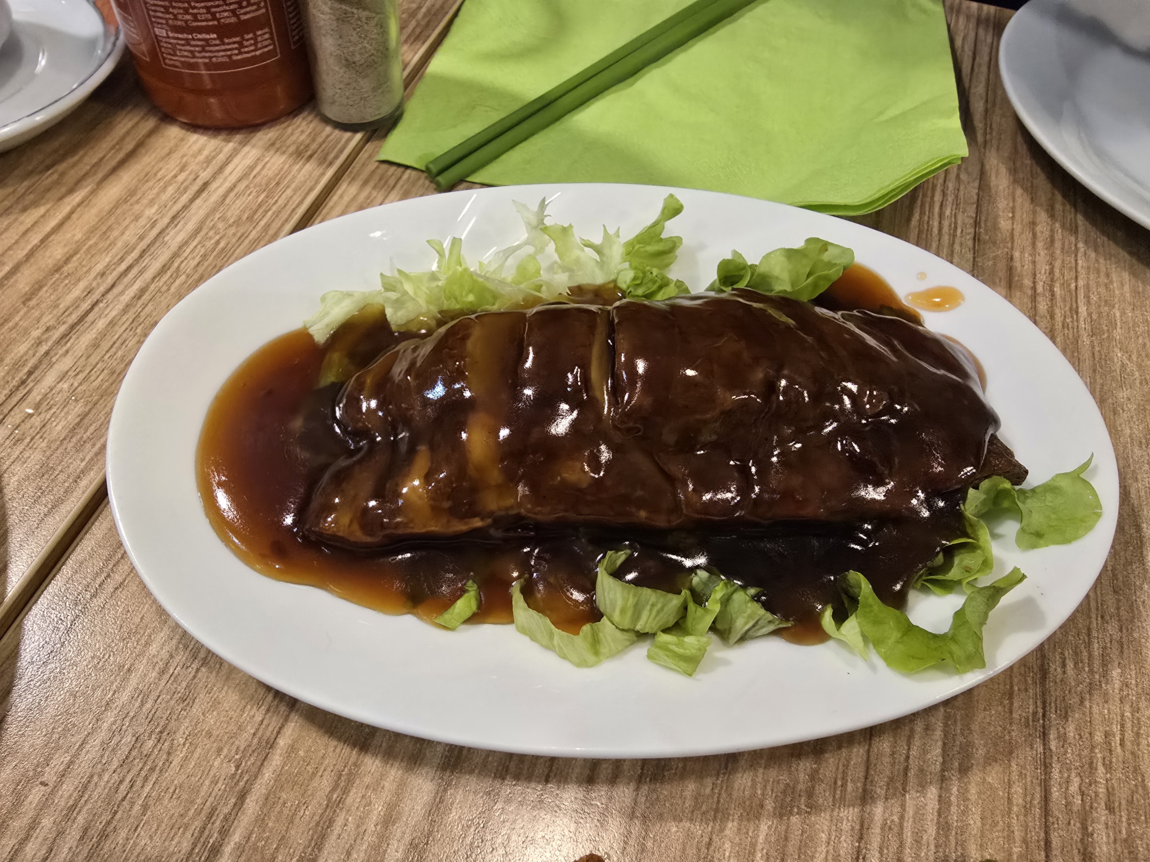 Plats sur table